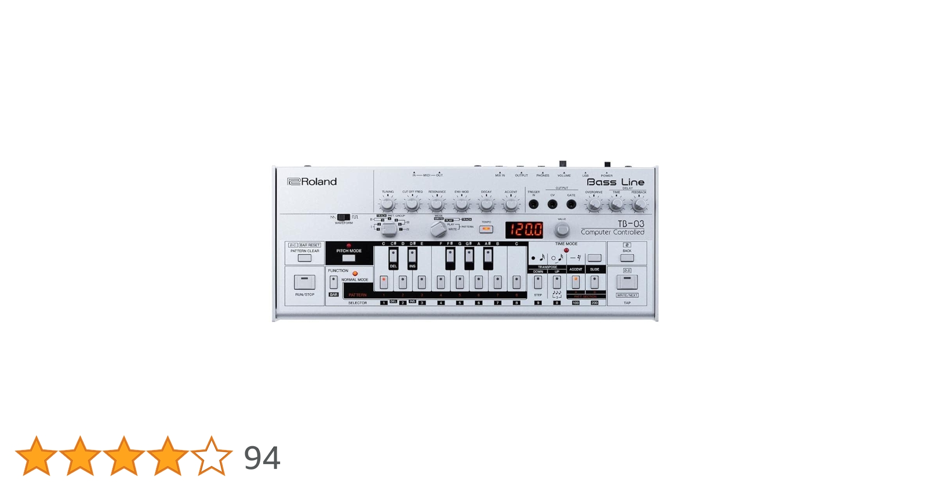 Amazon | Roland ローランド BassLineシンセサイザー TB-03 電池